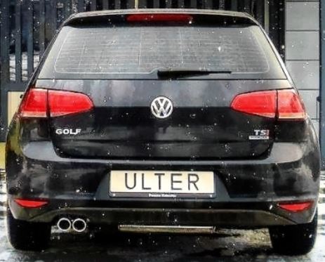 Ulter Sportuitlaat voor de Golf 7 1.4TSi modellen, 2x 70mm